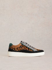 White Stuff Brown Della Leather Trainers - Image 1 of 4