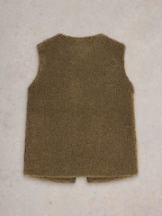 White Stuff Green Borg Gilet - Image 2 of 3