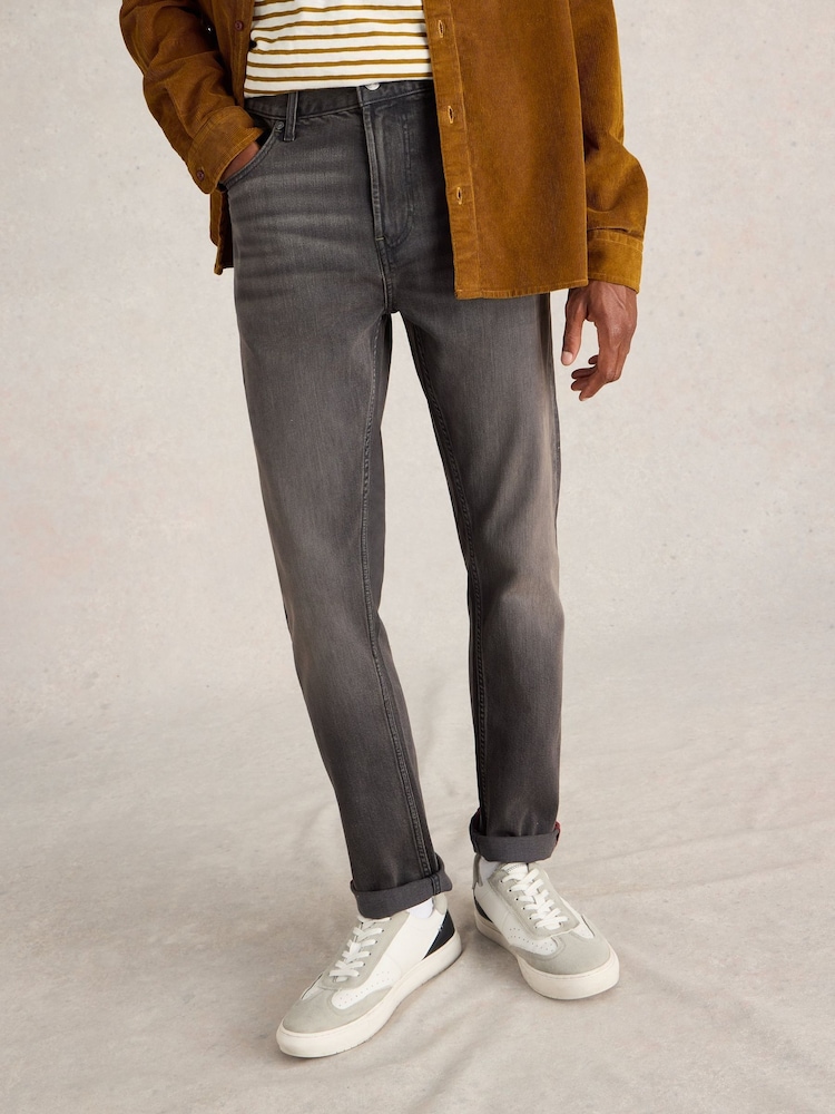 White Stuff Black Bronson Slim Jeans - Image 1 of 6