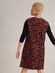 White Stuff Purple Maple Cord Pinny Dress - Image 2 of 6