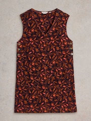 White Stuff Purple Maple Cord Pinny Dress - Image 5 of 6