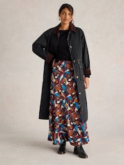White Stuff Black Sloe Cotton Coat - Image 1 of 6