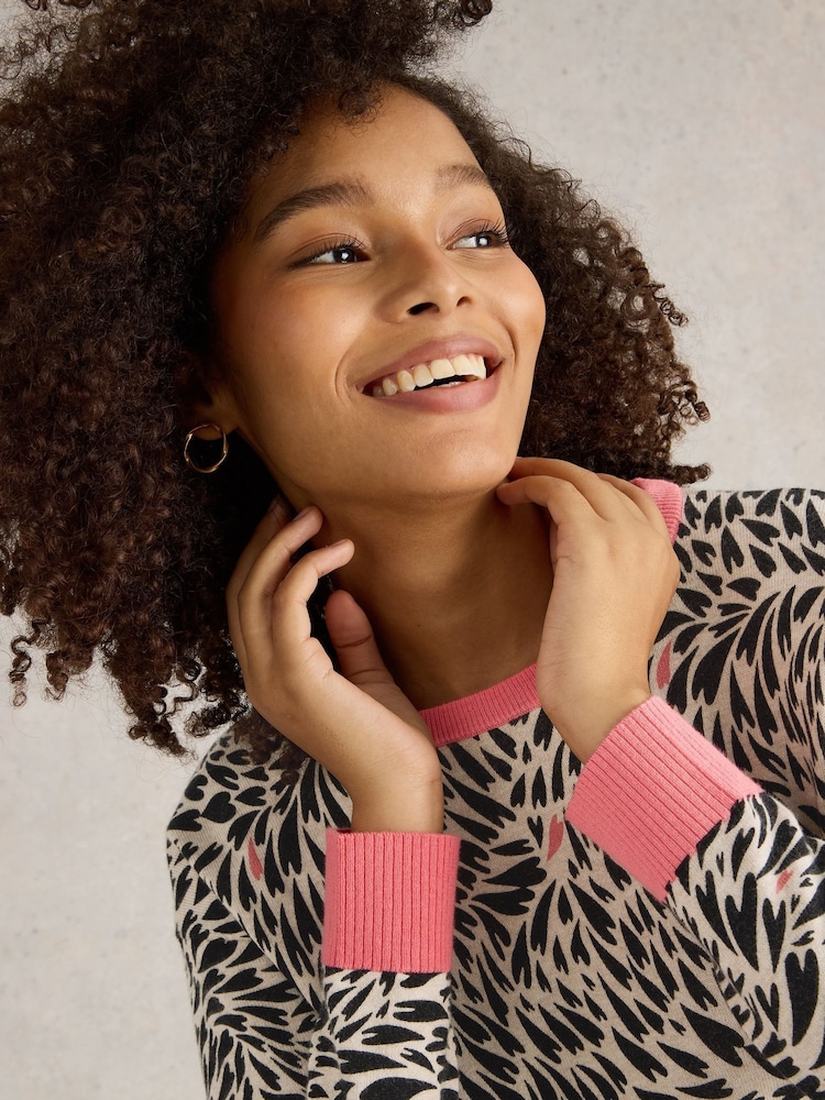 Buy White Stuff Natural City Leo Heart Jumper from the Next UK