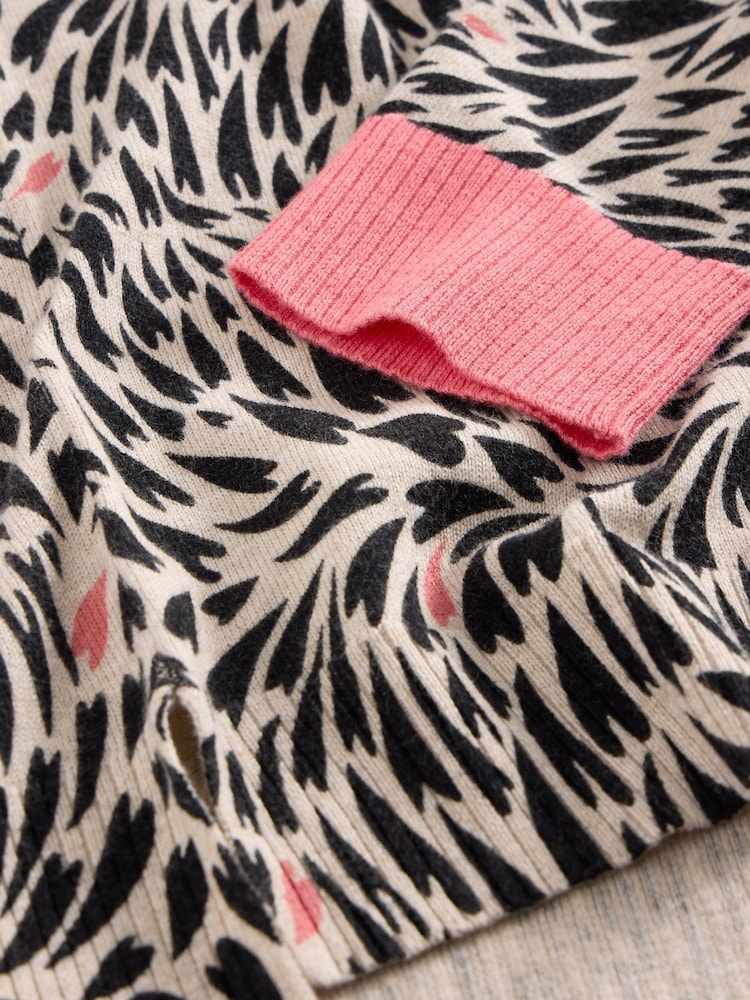 White Stuff Natural City Leo Heart Jumper - Image 6 of 6