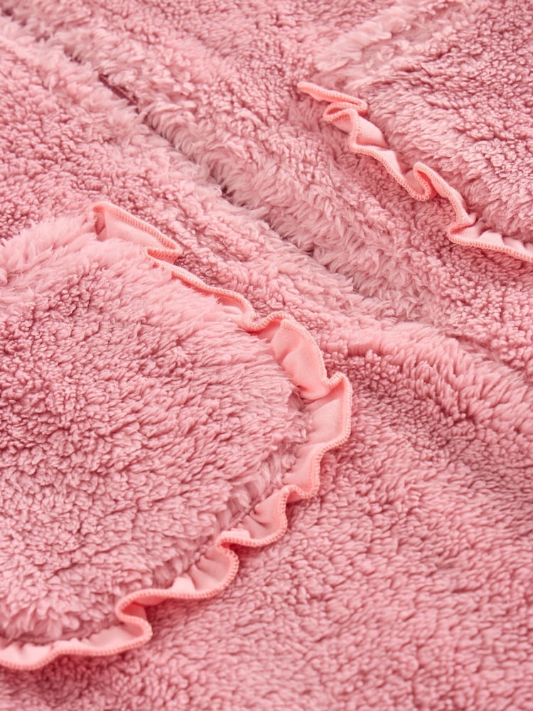 White Stuff Pink Girls Mouse Onesie - Image 3 of 3