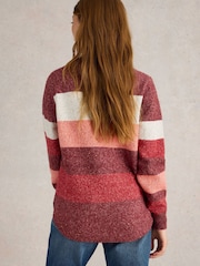 White Stuff Purple Talia Nep Jumper - Image 2 of 6