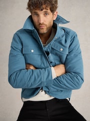 White Stuff Blue Sussex Padded Jacket - Image 3 of 6