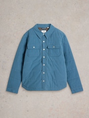 White Stuff Blue Sussex Padded Jacket - Image 5 of 6