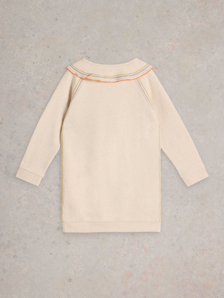 White Stuff Natural Mirabelle Sweatshirt Dress - Image 2 of 3 White Stuff Natural Mirabelle Sweatshirt Dress - Image 2 of 3