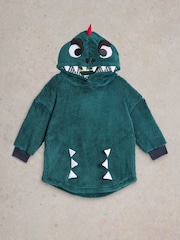 White Stuff Green Monster Cosy Hoodie - Image 1 of 3