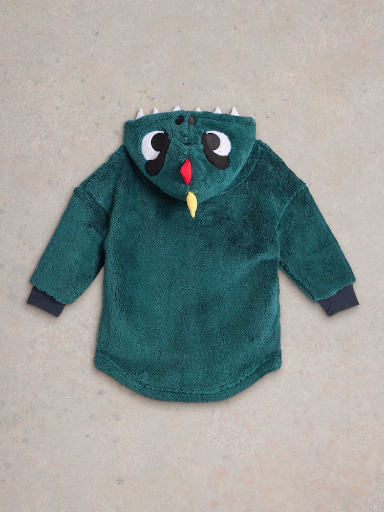 White Stuff Green Monster Cosy Hoodie - Image 2 of 3