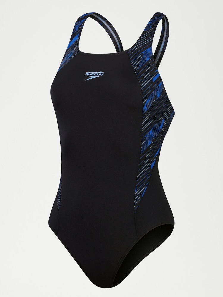 Speedo Blue HyperBoom Splice Muscleback Swimsuit - Image 5 of 5