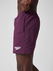 Speedo Purple Mens Essential Swim Shorts - Image 5 of 6