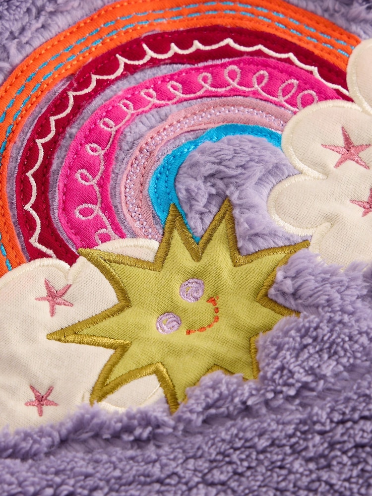 White Stuff Purple Girls Unicorn Rainbow Onesie - Image 3 of 3 White Stuff Purple Girls Unicorn Rainbow Onesie - Image 3 of 3