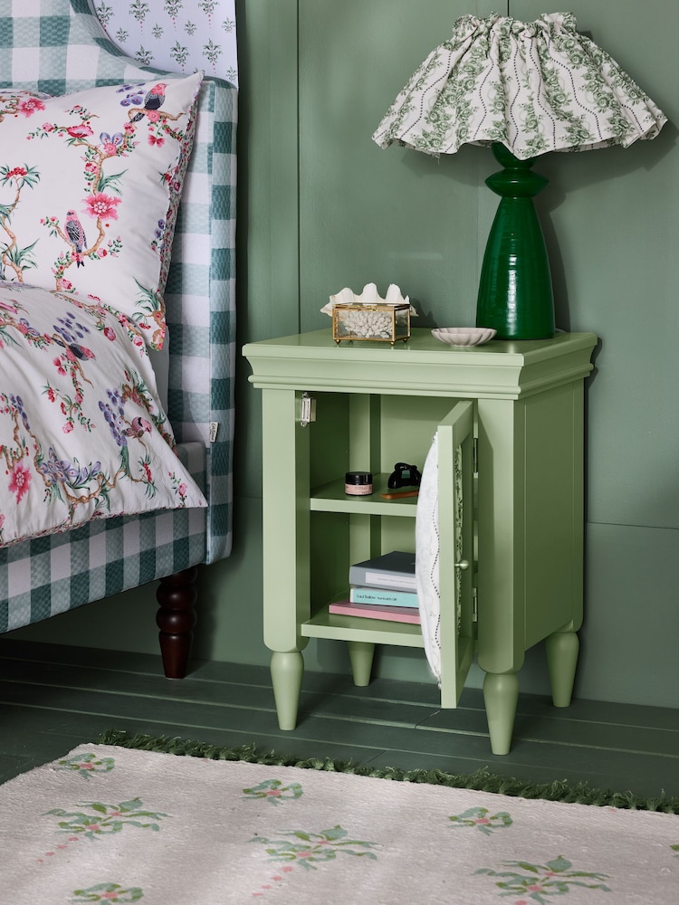 Cath Kidston Rose Pearl Miniature Miniature Bedside Table - Image 2 of 5 Cath Kidston Rose Pearl Miniature Miniature Bedside Table - Image 2 of 5