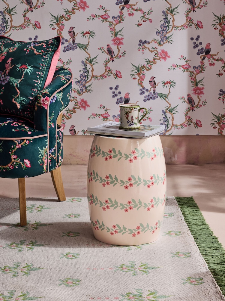 Cath Kidston Blue Bedside Table - Image 1 of 4