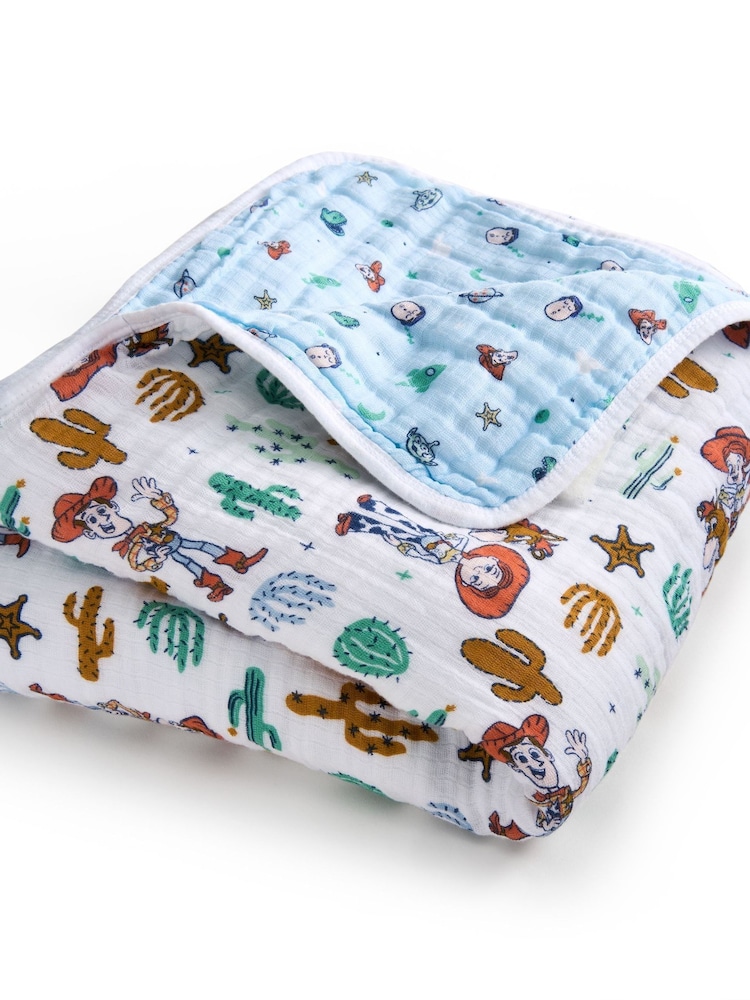 Aden + Anais White Cotton Muslin Blanket - Image 1 of 7 Aden + Anais White Cotton Muslin Blanket - Image 1 of 7