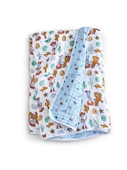 Aden + Anais White Cotton Muslin Blanket - Image 2 of 7