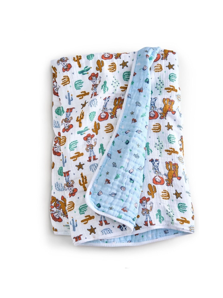 Aden + Anais White Cotton Muslin Blanket - Image 2 of 7 Aden + Anais White Cotton Muslin Blanket - Image 2 of 7