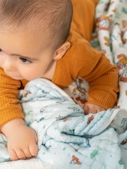 Aden + Anais White Cotton Muslin Blanket - Image 5 of 7