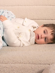 Aden + Anais White Cotton Muslin Blanket - Image 6 of 7