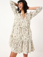 FatFace Nancy Ivory Linear Floral Dress - Image 5 of 12