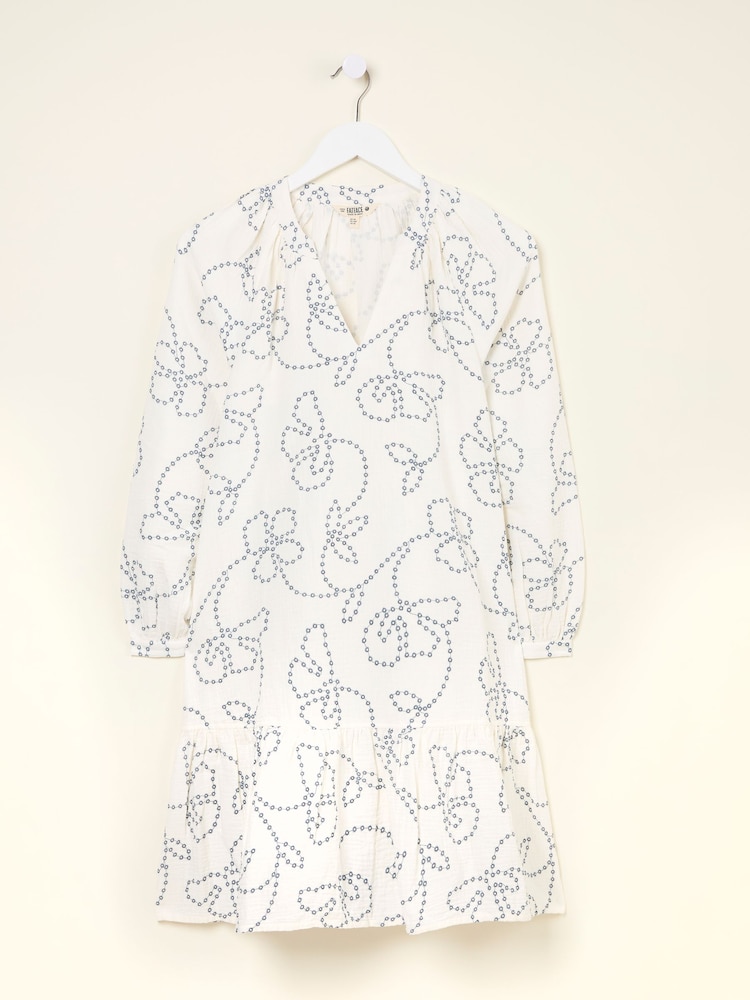 FatFace Amy Ivory Frill Tunic - Image 7 of 7