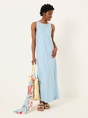 FatFace Iris Light Blue Denim Dress - Image 2 of 7