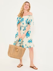 FatFace Benny Multi Blurred Floral Dress - Image 1 of 6