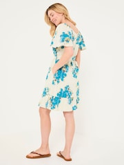 FatFace Benny Multi Blurred Floral Dress - Image 2 of 6