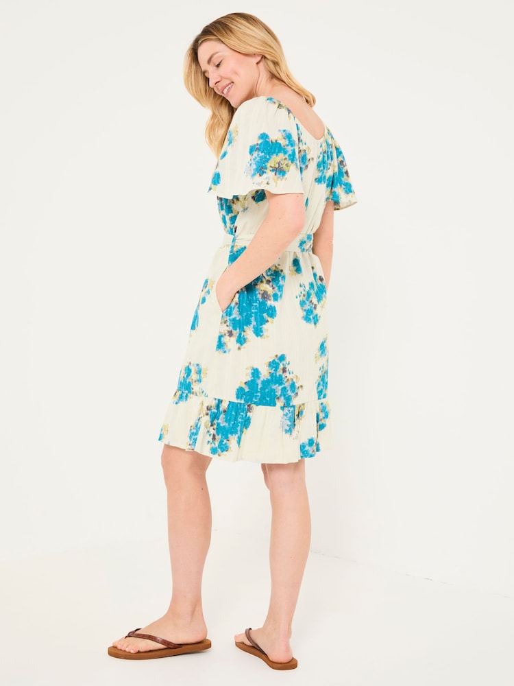 FatFace Benny Multi Blurred Floral Dress - Image 2 of 6