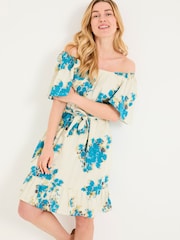 FatFace Benny Multi Blurred Floral Dress - Image 3 of 6