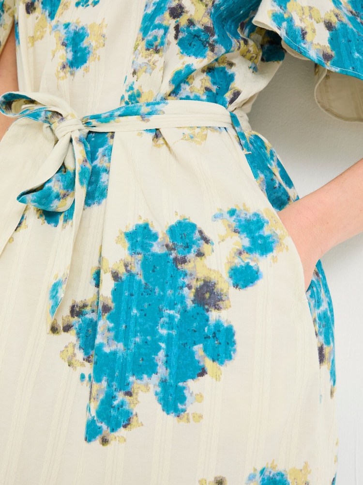 FatFace Benny Multi Blurred Floral Dress - Image 5 of 6