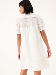 FatFace Brody Ivory Broderie Dress - Image 3 of 8