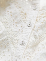 FatFace Brody Ivory Broderie Dress - Image 8 of 8