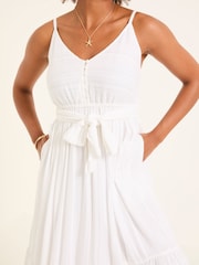FatFace Thea White Beachwear Dress - Image 6 of 7