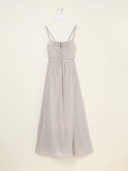 FatFace Meg Multi Stripe 100% Cotton Midi Dress - Image 7 of 7