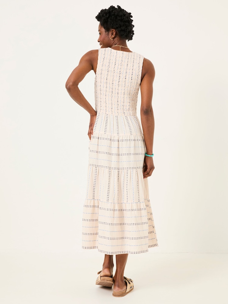 FatFace Tiered Stripe 100% Cotton Dress - Bild 2 von 5 FatFace Tiered Stripe 100% Cotton Dress - Bild 2 von 5