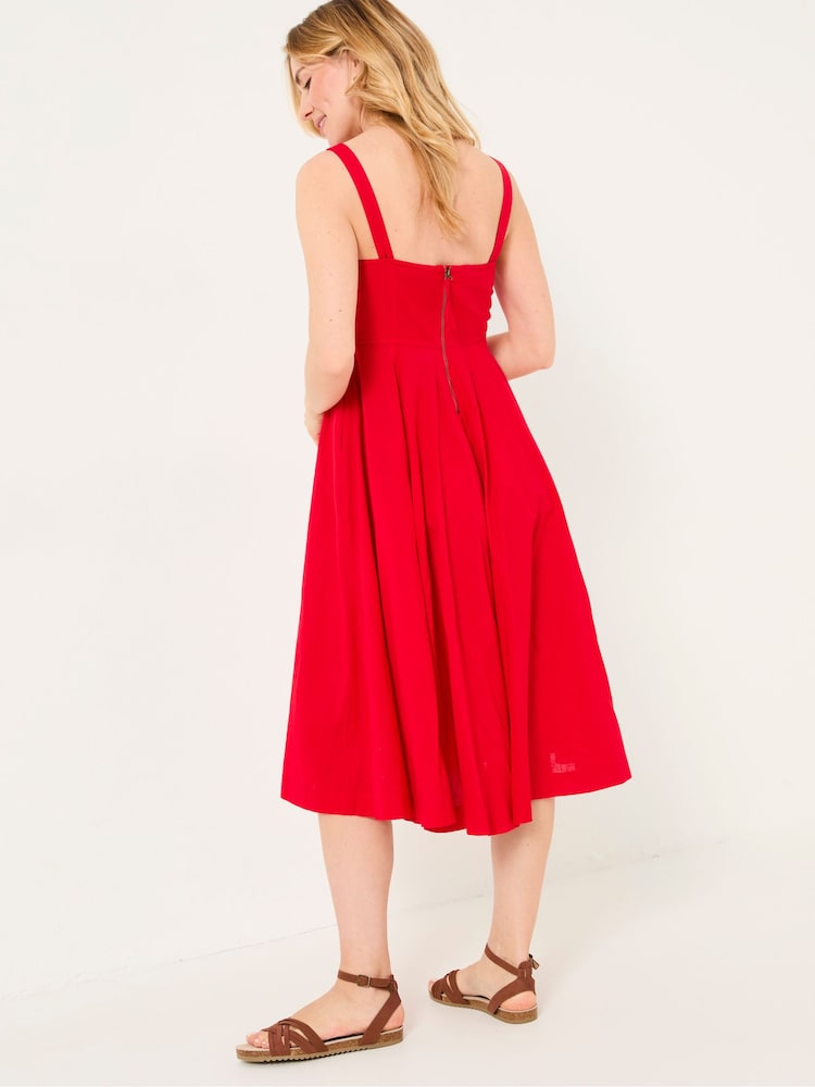Rojo - FatFace Midi Dress - Imagen 2 de 10 Rojo - FatFace Midi Dress - Imagen 2 de 10