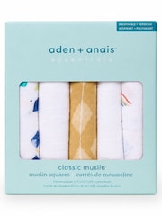 Aden+Anais Essentials Pamučni kvadrati od muslina 5 paket - Slika 2 od 9
