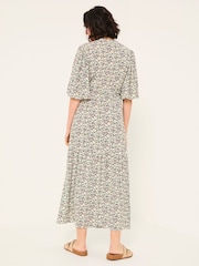 FatFace Paige Multi Vine Floral Midi Dress - Image 2 of 5