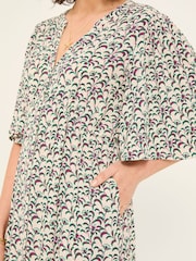 FatFace Paige Multi Vine Floral Midi Dress - Image 3 of 5