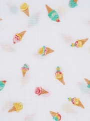 Aden + Anais White Essentials Cotton Muslin Blanket 2 Pack - Image 8 of 8