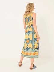 FatFace Aria Multi Abstract Midi Dress - Image 3 of 10
