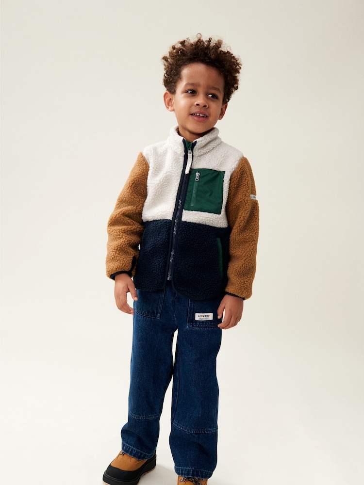 Blauw - Liewood Nolan Fleece Jacket - Image 5 of 5