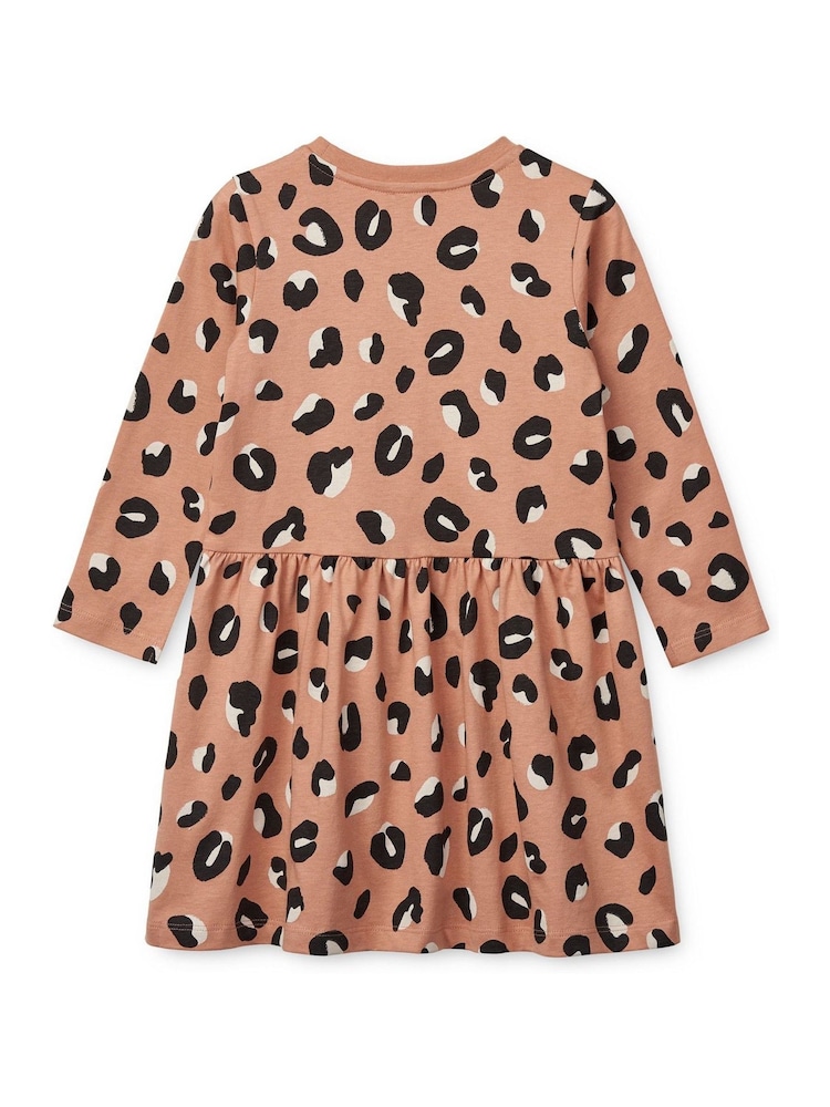 Liewood Pink 100% Cotton Lima Longsleeve Dress - Image 2 of 3