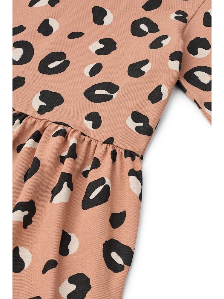 Liewood Pink 100% Cotton Lima Longsleeve Dress - Image 3 of 3