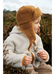 Liewood Natural Bravo (sintetična tkanina) borg Sherpa Fleece kapa z zaščito za ušesa Klobuk - Slika 1 iz 7
