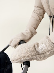 Liewood Adult Grey Veronika Pile Stroller Gloves - Image 3 of 3
