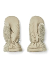 Grijs - Liewood Grethe Borg Sherpa Fleece Gloves - Image 3 of 3